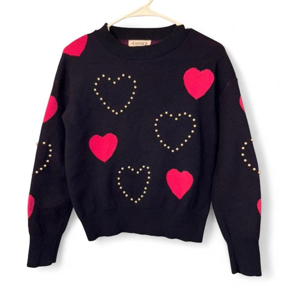 Nanette Lepore Sweater with Heart Accents - Picture 2 of 9